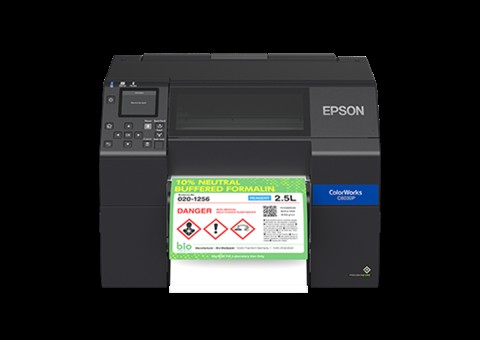 Epson CW-C6030P 高精度全彩色標(biāo)簽打印機(jī)